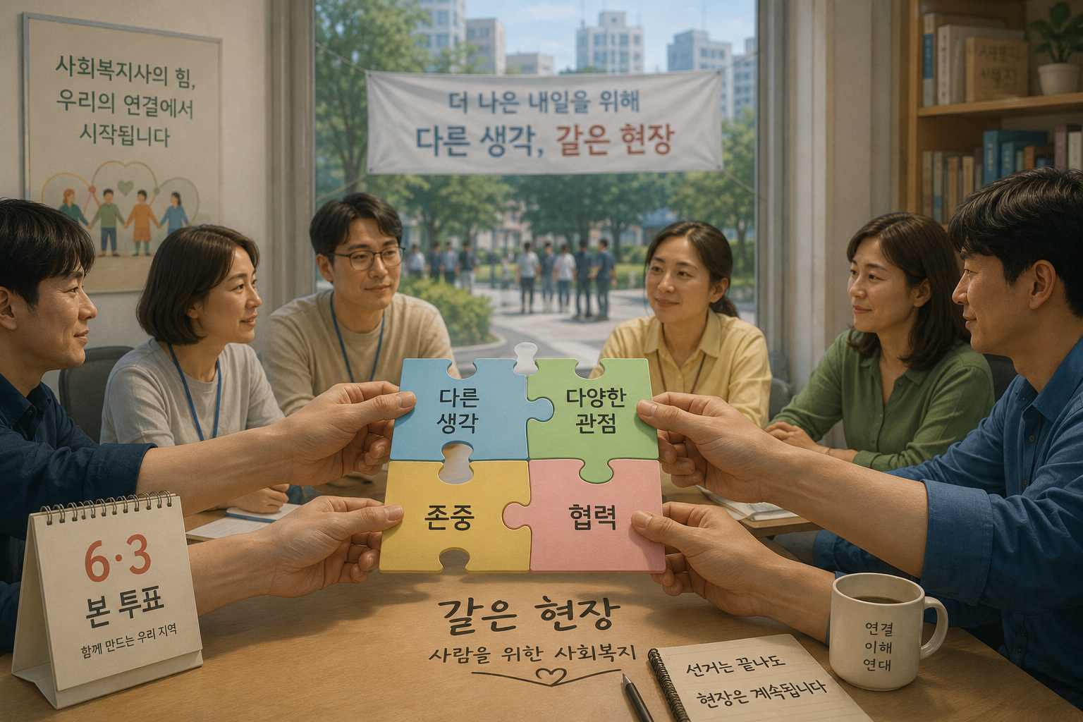 다른 생각, 같은 현장 - 선거가 끝난 뒤에 우리가 놓치지 말아야 할 것 이미지